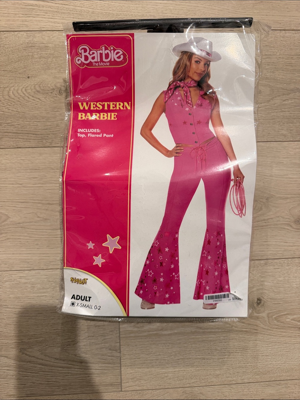 Barbie Hot Pink Western Jumpsuit with Flared Star Pants